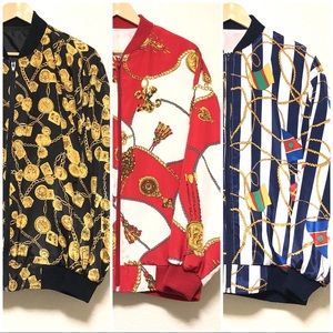 3 Baroque Bomber Jackets Bundle - Made in Korea